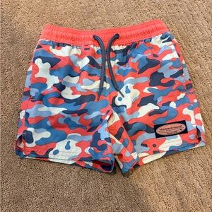 Colorful Camouflage Swim Shorts